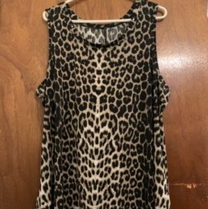 Cheetah tank top